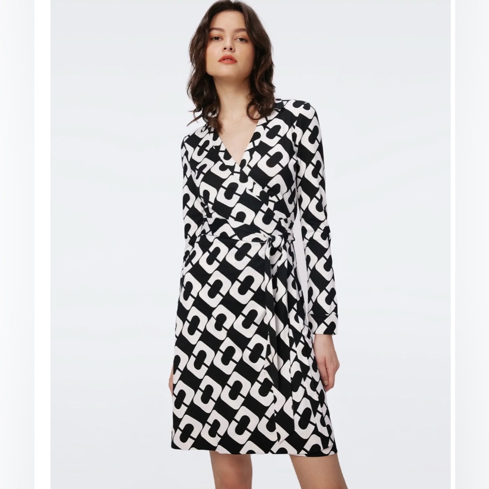 DVF large chainlink new Jeanie Dress size 0